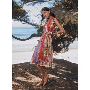 Johnny Was | Markel Lucy Silk Floral Dress Size XL